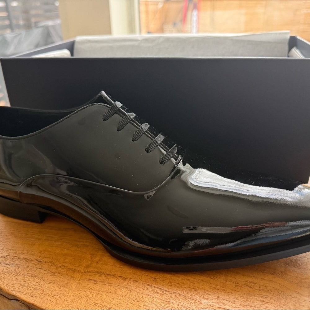 Suitsupply Glossy Black Oxford Shoes